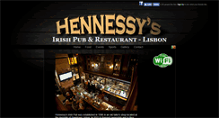 Desktop Screenshot of hennessys-pub.com